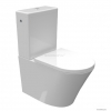 AREZZO DESIGN - INDIANA - Kombi WC - Alsós, hátsó kifolyású, perem nélküli, monoblokkos - Porcelán