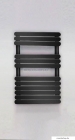 AREZZO DESIGN - FLAT BLACK - Törölközőszárítós radiátor, 466 W, 80x50 cm - Fekete acél