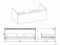 AREZZO BÚTOR - MONTEREY - Mosdószekrény, alsószekrény 1 fiókkal - 80cm - Matt fehér (mosdó nélkül)