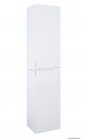 AREZZO BÚTOR - Fürdőszobai állószekrény 2 nyílóajtóval, 40x180cm - Fényezett, magasfényű fehér (AR-167409)