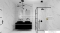 AREZZO DESIGN - RIKA - Mosdó, mosdótál - Kerámia, 52x39,5cm, matt fekete - Pultra, bútorra ültethető