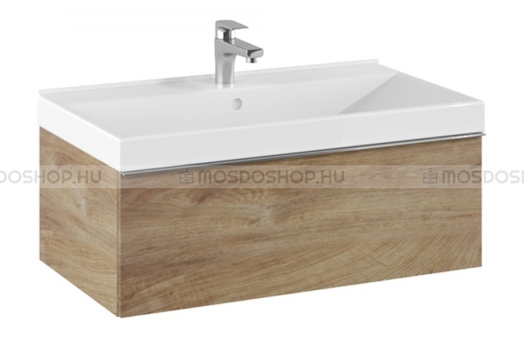 AREZZO BÚTOR MONTEREY - Mosdószekrény, alsószekrény 1 fiókkal - 80cm - Canela tölgy színű (mosdókagyló nélkül)