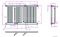 AREZZO DESIGN - SMART WHITE - Törölközőszárítós radiátor, 400W, 50x80 cm - Fehér színű acél