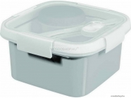 CURVER - SMART TO GO - Ételtároló étkészlettel 1,1L BPA-mentes, szürke - Műanyag (249388)