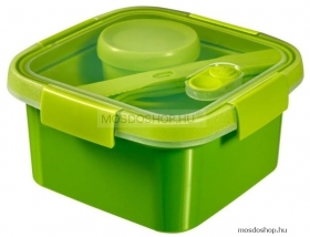 CURVER - SMART TO GO - Ételtároló étkészlettel 1,1L BPA-mentes, zöld - Műanyag (249388)