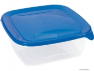 CURVER - FRESH GO - Ételtároló doboz, négyzetes 1,7L, áttetsző, kék - Műanyag (182232)