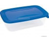 CURVER - FRESH GO - Ételtároló doboz, szögletes 2L, áttetsző, kék - Műanyag (182295)