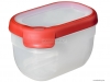 CURVER - GRAND CHEF - Ételtároló doboz, négyszögletes 0,75L, áttetsző, piros - Műanyag (216571)