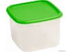 CURVER - LUX - Ételtároló doboz, négyszögletes 1,75L, áttetsző, zöld - Műanyag (241899)
