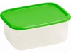 CURVER - LUX - Ételtároló doboz, négyszögletes 2,3L, áttetsző, zöld - Műanyag (241900)