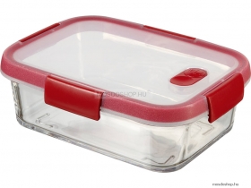 CURVER - SMART COOK - Ételtároló doboz, sütőben is használható, 0,9L, négyszögletes - Üveg, műanyag (235707)