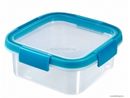 CURVER - SMART FRESH - Ételtároló doboz, négyzetes 0,9L, áttetsző, kék - Műanyag (232591)