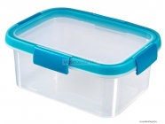 CURVER - SMART FRESH - Ételtároló doboz, szögletes 1,2L áttetsző, kék - Műanyag (232589)