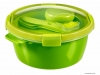 CURVER - SMART TO GO - Ételtároló étkészlettel 1,6L kerek, zöld - Műanyag (232565)