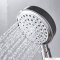DIPLON - Zuhanyfej, kézizuhany öntisztító rendszerrel - 1 funkciós, kerek - Krómozott (BQ5002)