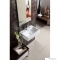 DIPLON - Kerámia mosdó, mosdókagyló 54x40,5cm, szögletes - Falra, pultra, bútorra rögzíthető (WB7219)