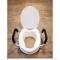 DIPLON - Magasított WC ülőke kapaszkodóval, mozgáskorlátozottaknak és időseknek - Fehér (SFD7701)
