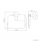 DIPLON - Fali, fedeles WC papír tartó - Krómozott (SE30172)