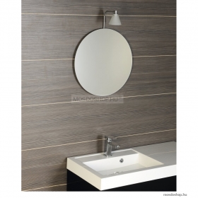 AQUALINE - Fürdőszobai fali tükör világítás nélkül, D60cm - Kerek, ragasztható (22444)
