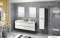 SAPHO - LUCIOLA - Dupla mosdó, mosdókagyló 150x50 cm - Öntött márvány - Pultra, bútorra ültethető