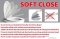 SAPHO - KERASAN NOLITA SLIM - Soft Close lecsapódásgátlós WC tető, ülőke - Fehér duroplast