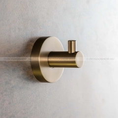 BEMETA AMBER - Fürdőszobai fogas 1 akasztóval - Falra szerelhető - Matt réz (155106022)(XR205PG)