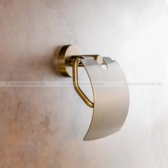 BEMETA AMBER - Falra szerelhető, fedeles WC papír tartó - Matt réz (155112012)(XR732PG)