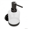 BEMETA - HEMATIT - Fali folyékony szappan adagoló, 200ml - Opálüveg, fényes grafitszürke réz