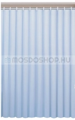 AQUALINE PVC zuhanyfüggöny függönykarikával 180x200cm (0201004 M) - Kék  - Vinyl - Zuhanyfüggöny műanyag - pvc