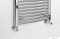 SAPHO - ALYA - Fürdőszobai radiátor, törölközőszárítós radiátor, 475W, 50x176cm, íves - Krómozott