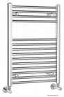 SAPHO - ALYA - Fürdőszobai radiátor, törölközőszárítós radiátor, 196W, 50x68,8cm, egyenes - Krómozott