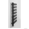 SAPHO - DORLION - Fürdőszobai radiátor, törölközőszárítós radiátor, 492W, 50x120cm, aszimmetrikus - Matt fekete