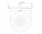 SAPHO - Esőztető fejzuhany, kerek, D22,5cm - Krómozott réz (1203-02)