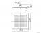 SAPHO - Esőztető fejzuhany, szögletes, 25x25 cm - Krómozott réz (1203-05)