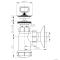 SAPHO - BRUCKNER - Mosdószifon, búraszifon gumidugóval és inox lefolyó tálkával - D40mm - Fehér (151.112.0)
