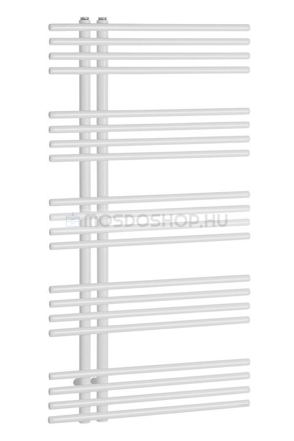 SAPHO NYMPHA - Fürdőszobai radiátor, törölközőszárítós radiátor, 485W, 60x112,2cm, aszimmetrikus, egyenes 