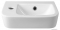 SAPHO - BRUCKNER GERDA - Mosdó, kis kézmosó, jobbos, 37x14x24,5cm, kerámia - Falra szerelhető