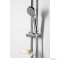 SAPHO - BRUCKNER - Zuhanyszett 1 funkciós zuhanyrózsával, zuhanyrúddal, gégecsővel, szappantartóval, 64,5cm - Krómozott
