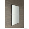 SAPHO - AROWANA - Fürdőszobai fali tükör 60x80cm, matt fekete alumínium kerettel