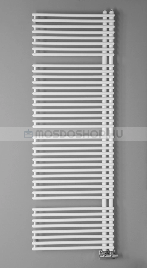 AQUALINE TUBINI Fürdőszobai radiátor törölközőszárítós radiátor 1001W 59 6x178 2cm Fehé - Fehér - Acél - Törölközőszárítós radiátor