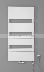AQUALINE BONDI Fürdőszobai radiátor törölközőszárítós radiátor 669W 60x122 2cm - Fehér - Acél - Törölközőszárítós radiátor