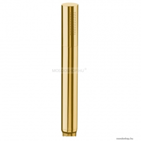 SAPHO - Zuhanyfej, kézizuhany - 1 funkciós, hengeres, 20cm - Arany színű réz (DO217)