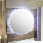 DIPLON - Fürdőszobai fali tükör körben LED világítással D80cm, kerek (J1570)