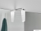 AQUALINE - SABRINA - LED lámpa fürdőszoba bútorokhoz, tükrökhöz, 3W, 37x117x119mm - Krómozott fém, üveg
