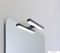 SAPHO - VERONICA - LED lámpa fürdőszoba bútorokhoz, tükrökhöz, 8W, 300 mm - Fekete PVC