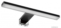 SAPHO - ESTHER 2 - LED lámpa fürdőszoba bútorokhoz, tükrökhöz, 6W, 280mm - Fekete fém