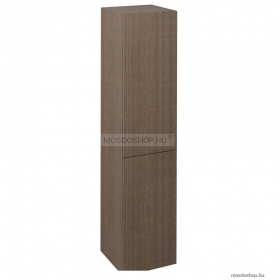 SAPHO - ESPACE - Fürdőszobai függesztett tárolószekrény 2 ajtóval, 35x172 cm - Rusztikus fenyő színű MDF
