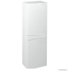 SAPHO - ESPACE - Fürdőszobai függesztett tárolószekrény 2 ajtóval, 50x172 cm - Magasfényű fehér MDF