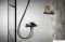AQUALINE - LOTTA - Zuhany csaptelep, zuhanyszett nélkül - Matt fekete