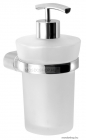 SAPHO - MIDA - Fali folyékony szappan adagoló, 350ml - Opálüveg, krómozott réz